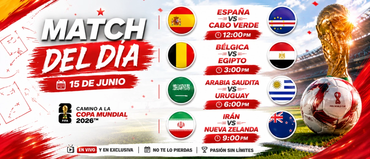 Copa Mundial 15 Jun 2026.